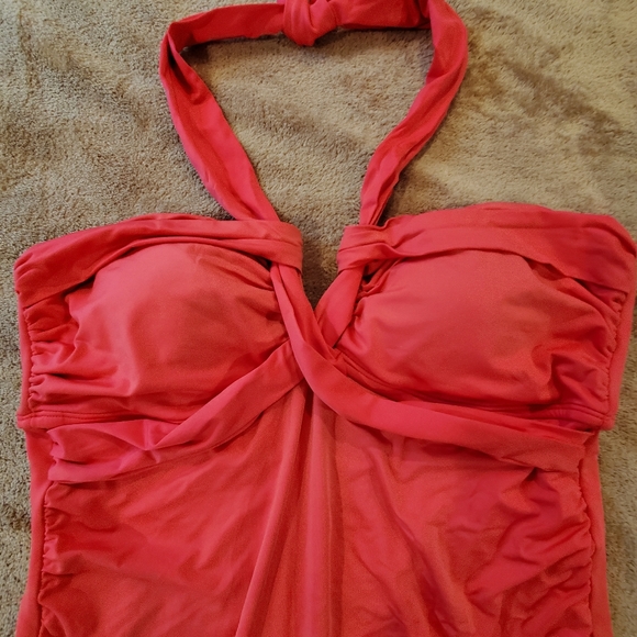 Merona Womens XL Bright Coral Pink 1 piece - Picture 2 of 7